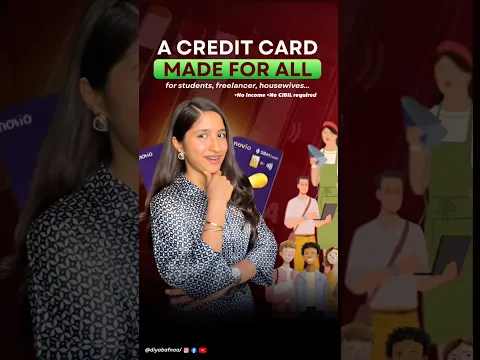 If you dont have a salary slip, heres how you can get a credit card💳 #crednovio #creditcard #ad