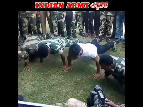 ⚡️INDIAN ARMY తగ్గేదేలే😱vidyut jamwal challenge to Indian Army || #viral #shorts #sanjutelugufacts