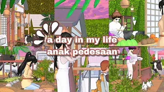 a day in my life anak pedesaan🌿 || VLOG SAKURA SCHOOL SIMULATOR #part1