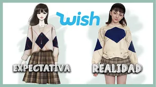 ¡EXPECTATIVA VS REALIDAD de WISH ROPA! | Cande Copello