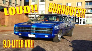 9.0-LITER V8 SMOKING TIRES!! Rare 1969 Ford XL Fastback 545 Stroker