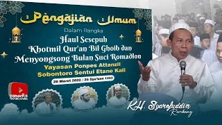 Kocak banget Pengajian KH. Syarofuddin Rembang di Ponpes ATTANZIL Bojonegoro Sobontoro