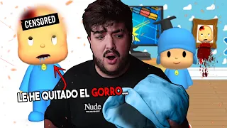 🔥 ... le quité el gorro a la APP de TALKING POCOYO para ver QUE HAY DEBAJO 😨