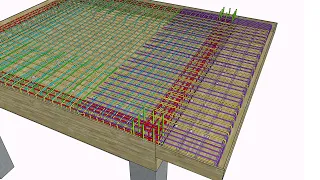 Cantilever Slab Rebar Placement and Construction Process