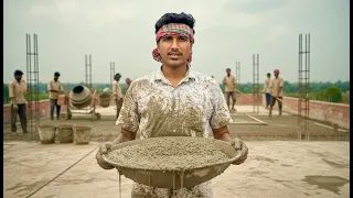 24 ঘন্টা লেবারি করলাম-Hard Work!👩‍🚒
