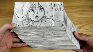 FlipBook "Ymir vs Titans" (704Drawing) Attack on Titan
