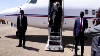 Daawo Sida Madaxweyne Farmaajo Loogu Soo Dhaweeyay Baydhabo