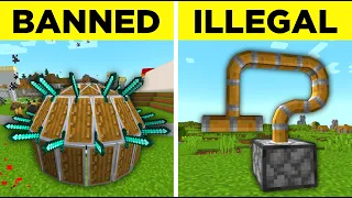 100 Fitur ILLEGAL TERKUTUK Yang Ada Di Minecraft!