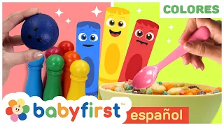 Colores en español para niños | Pandilla de Colores | Colores de juegos | Baloncesto +| BabyFirst TV