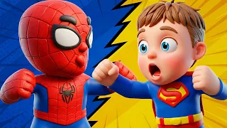 OMG! 😱 Spider-Man vs Superman Battle! | Who WIN? | Paw Paw Kids Song