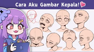 Begini Cara Aku Menggambar Kepala/Wajah Anime