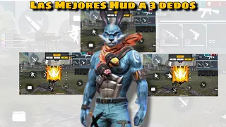 Top 3 Mejores CUSTOM HUD a 3 dedos NIVEL HACK EN CELULAR..👺