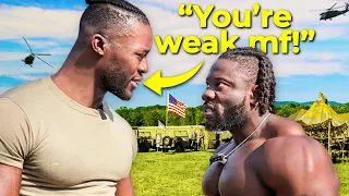 BODYBUILDER vs U.S MILITARY (Who's The Strongest?)