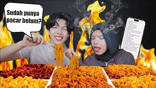 Mukbang MIE TERPEDAS Sambil Jawab Pertanyaan NETIJEN! *tersiksa banget*