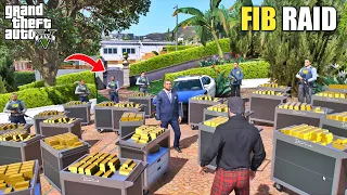 GTA 5 : FIB RAID IN MICHAEL PRESIDENT'S HOUSE || BB GAMING
