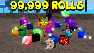🔴99,999+ rolls Blox Fruit fan made..