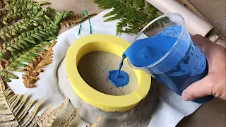 How to Color Plaster of Paris Using Pigments/Diy Plaster Craft Ideas