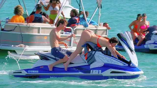 HE IS NOT READY FOR THIS!! MIAMI SANDBAR 2023 | BOAT ZONE MIAMI