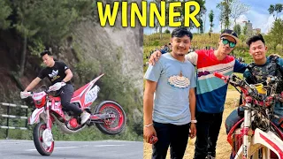 FINALLY RACE JITEY 😍 / DIRTTEMPLE / CRASHED BADLY / @rajkumarthapamagar32  @alishakhadgi9769