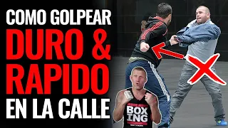 TECNICAS DE PELEA CALLEJERA - GOLPEAR RAPIDO Y FUERTE