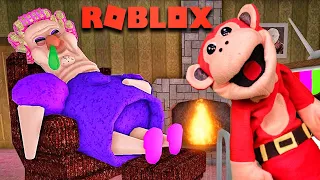 El Mono Juega: LA ABUELA GRUÑONA - ROBLOX - EL MONO SÍLABO GAMEPLAY