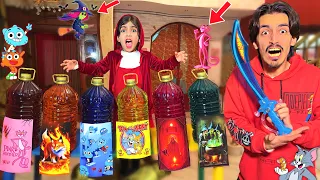 طلبت أنا وليلى جميع مشروبات الأنمي المرعبة الساعة 3:47 صباحاً ..!! الجزء #5