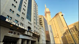 SUASANA JALAN DARI HOTEL MAYSAN AL-MAQAM KE MASJIDIL HARAM WC 3