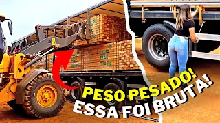 CARREGAMENTO DA MADEIRA EM RIO BRANCO - MT!!