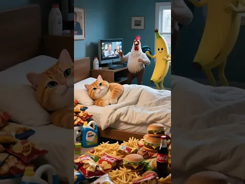 انظر الي رقص الموزه والدجاجه 😂😂
