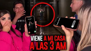 LE MARCAMOS AL PAYASO MALDITO l ESTA AFUERA DE MI CASA.