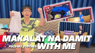 FOLD MY CLOTHES WITH ME IN JUST 1 MINUTE I WILLARD KING TOLENTINO