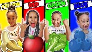 Cali EATS Only ONE COLOR of Food for 24 Hours