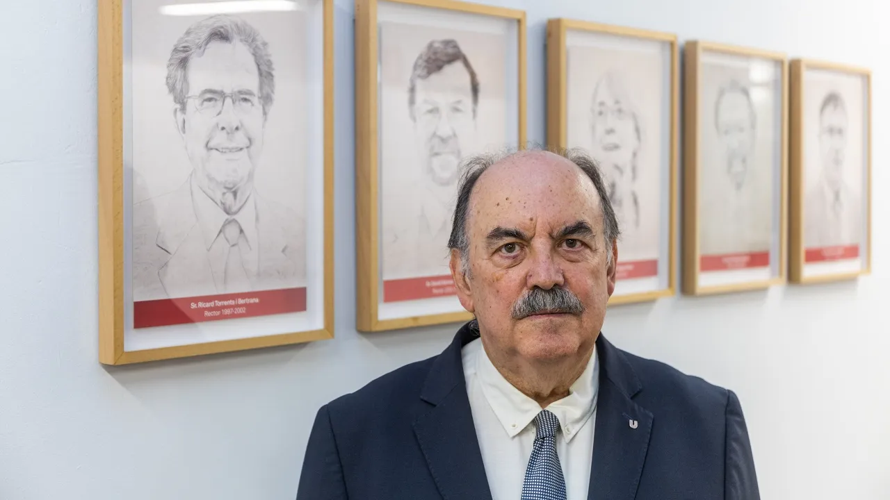 Entrevista  a Josep Eladi Baños, rector sortint de la UVic-UCC