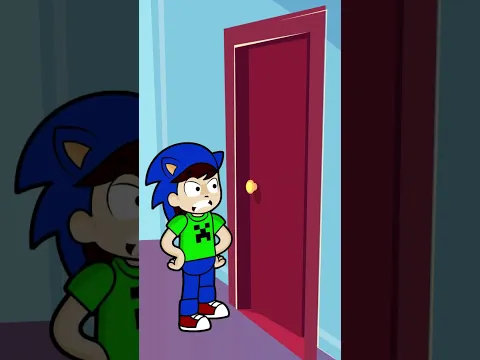 ANIMACIÓN: A MI FAMILIA LE GUSTA GOLPEAR LA PUERTA!🤣#shorts #casimochotv #mikecrack