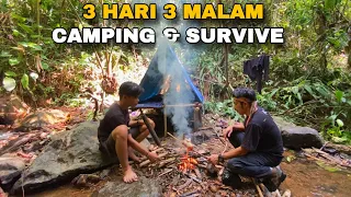 3 Hari 3 Malam Camping & Survive🔥 Makan Buah Hutan, Pasang Jerat #kinsurvive