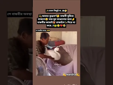 বান্ধবীর ঘুম😴ভাঙানোর জন্য🤌 বান্ধবীর জামাই রাজহাঁস🦆দিয়ে যাকরে🐸💔🤣#funny #trending #shorts #viralvideo