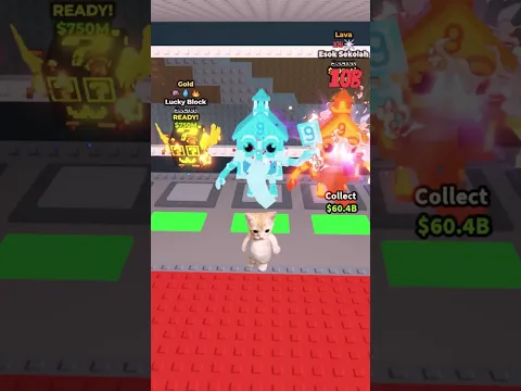 Stealing 5 SECRET Lucky Blocks in Steal a Brainrot 😸🍀!