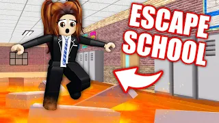 I Was *STUCK* In School SO I HAD TO ESCAPE!! (Roblox)