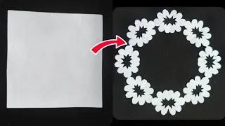 Easy Paper Cutting Crafts Snowflake ideas ❄️😱 || Home Decor Cutting Crafts Snowflake 😍✨