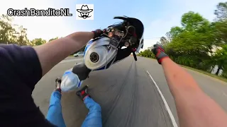 High Speed Motorcycle Crashes! | CrashBanditoNL