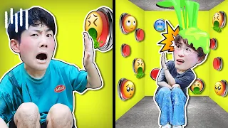 夏天坤坤挑戰神秘按鍵密室逃脫！按錯了會有懲罰？ Escape Room Challenge 小伶玩具 | Xiaoling toy