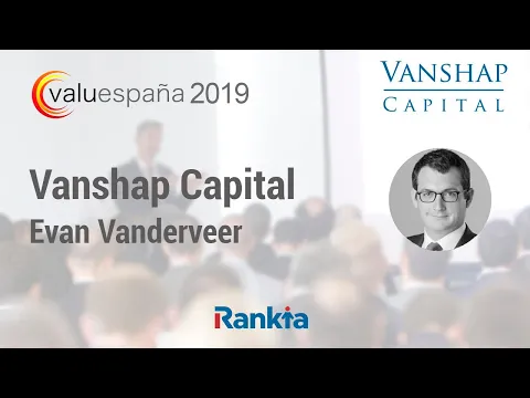 Conferencia de Evan Vanderveer de Vanshap Capital en VALUESPAÑA 2019 que tuvo lugar el pasado 4 y 5 de Abril. Este evento tiene como objetivo de divulgar el "Value Investing" a través de ponencias de calidad ofrecidas por una cuidadosa selección de los mejores inversores.