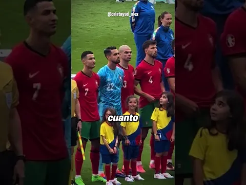 Esta Niña Tocó A Cristiano Ronaldo 😳❤️