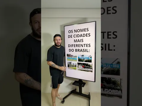 Os nomes de cidades mais diferentes do Brasil 😅
