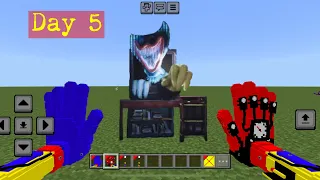 Surviving 100 Days in Poppy Playtime Chapter 3 MOD in Minecraft PE