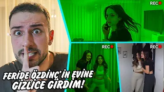 FERİDE ÖZDİNÇ 'İN EVİNDE GİZLİCE KALIP KORKUTTUM ! @ozdincferide