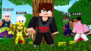 MINECRAFT SURVIVOR VS 4 CAÇADORES de DRAGON BALL NA ADDON 𝗗𝗘 MINECRAFT POCKET EDITION !! ‹ Ine ›