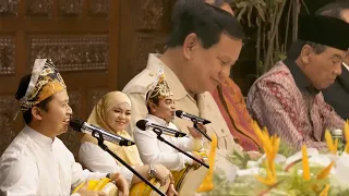 PRABOWO TERSENYUM RIANG MELIHAT MADIHIN JOHN TRALALA GROUP
