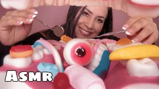 Asmr - Limpeza nos dentes com doces