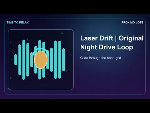 Laser Drift | Original Night Drive Loop #Shorts